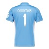 Conjunto (Camiseta+Pantalón Corto) Portero Real Madrid Courtois 1 Primera Equipación 2024-25 - Niño